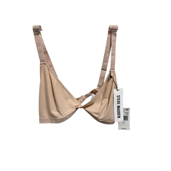 Steve Madden Adjustable Strap Lounge Bra SM12151 Rose Dust Medium - Picture 3 of 5